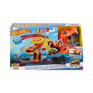 Pista Hot Wheels Pizza Slam Cobra Attack