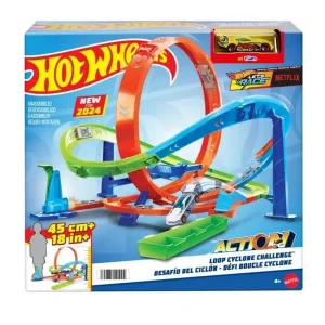 Pista Hot Wheels Action Desafio del Ciclon