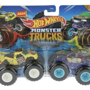 Hot Wheels Monster Truck Dobles De Demolición Pack X 2