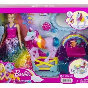 Barbie Muñeca Dreamtopia Unicornio Arcoíris