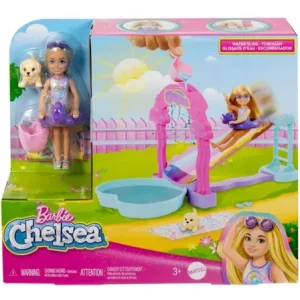 Muñeca Barbie Chelsea Parque Acuatico Con Tobogan