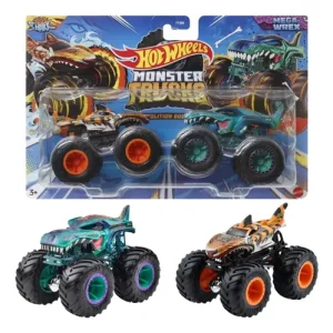 Hot Wheels Monster Truck Dobles De Demolición Pack X 2