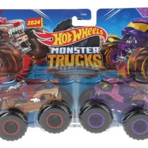 Hot Wheels Monster Truck Dobles De Demolición Pack X 2