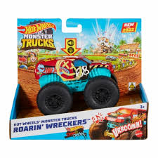 Hot Wheels Monster Truck Roarin Wreckers Luz + Sonido 1:43DEMO DERBY