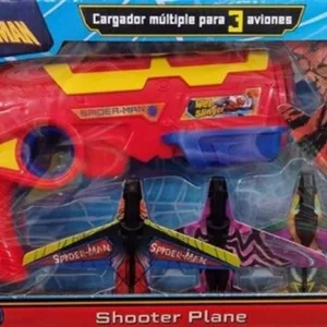 Pistola Ditoys Shooter Plane Lanza Aviones Spiderman
