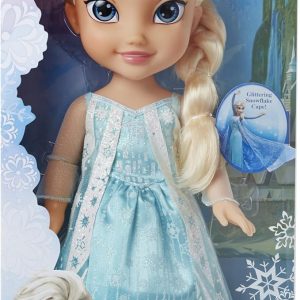 Muñeca Elsa Disney Frozen Con Vestido Azul