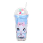 Vaso Acrílico 450ml Con Sorbete Chimola Personajes Color Coneja