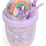 Vaso Acrílico Chimola Small De 350 ml Personajes Color Lila