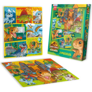 2 puzzles Jurassic World Explorer