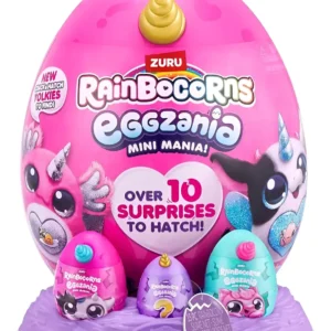 Rainbocorn Huevo Peluche Sorpresa 22 Cm Eggzania Mini