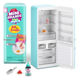 Mini Brands Heladera De Juguete Luz Led Uv Accesorios Zuru