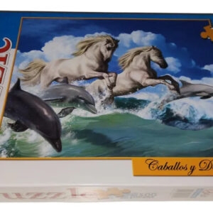 Puzzle 500 Piezas Caballos Y Delfines