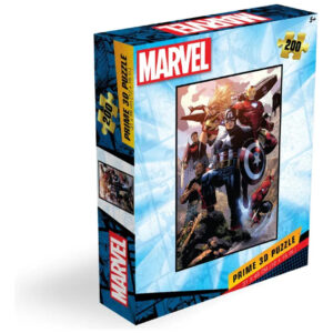 Rompecabezas 3D del Capitán América de Marvel de 200 piezas