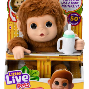 Little Live Pets Baby Monkey Mascota Interactiva