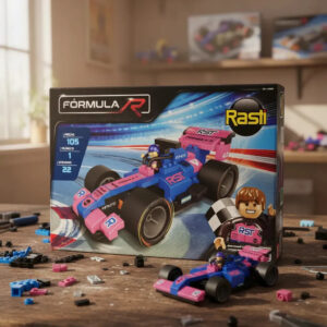 Rasti Auto Fórmula R 105 Piezas con Muñeco