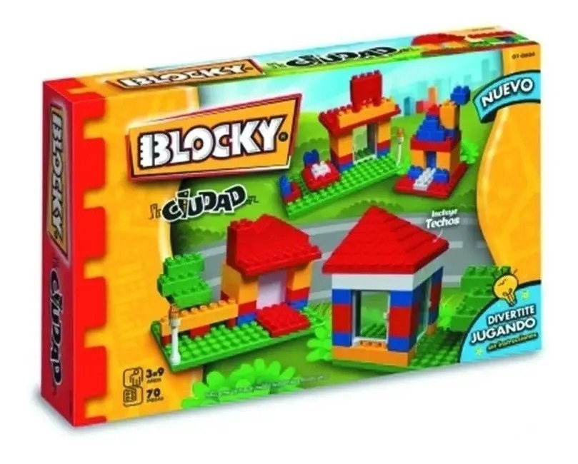Blocky Ciudad de 70 Piezas para Armar