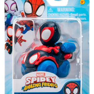 Spidey Sorprendentes Mini Vehículos Miles Morales Color Negro