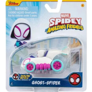 Vehículo Ghost Spider Amazing Metals Spidey