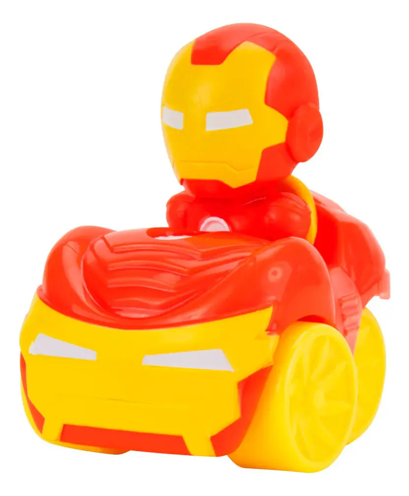 Mini Vehículo Marvel Iron Man Rojo de Plástico