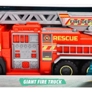 Dickie Toys Camion De Bomberos Gigante Luz Sonido Agua 54cms Color Rojo